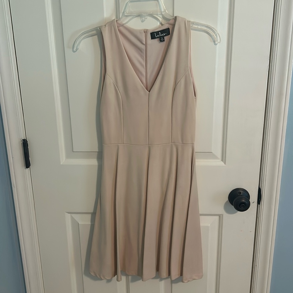 Peach dress